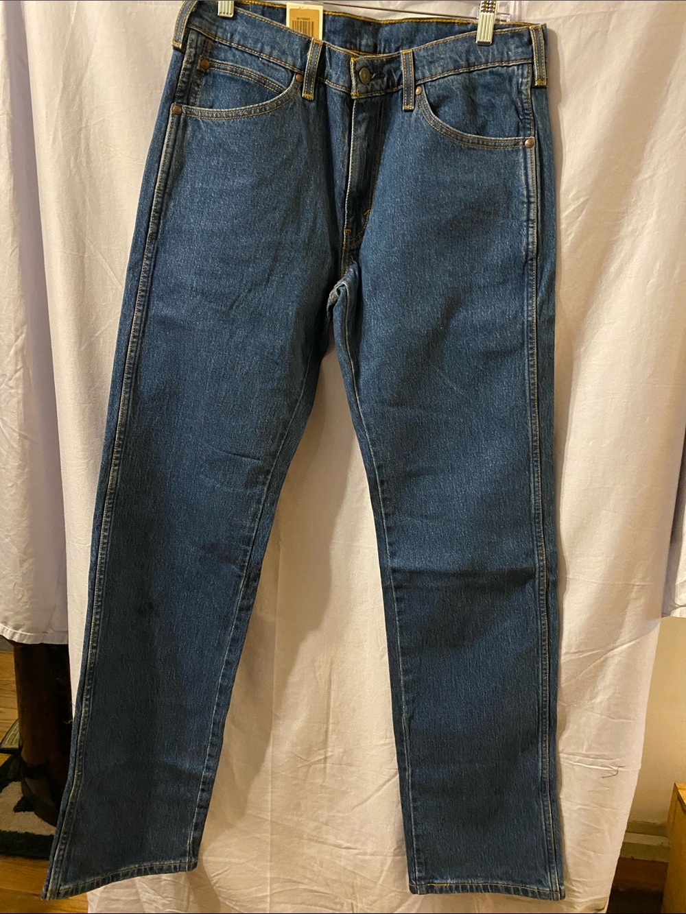 Levi's Straight Fit Dark Blue Men's Jeans